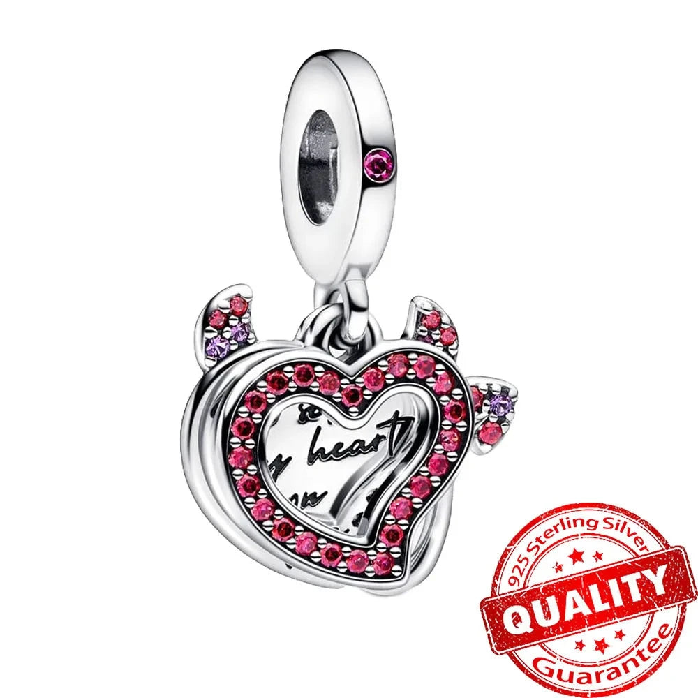 Peris Gems FCC055 New Arrival 925 Sterling Silver Love You Mom Entwined Infinite Hearts Charm Fit Original Bracelet for Women Necklace DIY Jewelry New Arrival 925 Sterling Silver Love You Mom Entwined Infinite Hearts Charm Fit Original Bracelet for Women Necklace DIY Jewelry SHEIN Amazon Temu