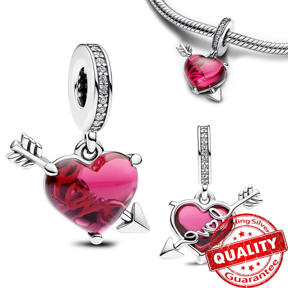 Peris Gems FCC319 New Arrival 925 Sterling Silver Love You Mom Entwined Infinite Hearts Charm Fit Original Bracelet for Women Necklace DIY Jewelry New Arrival 925 Sterling Silver Love You Mom Entwined Infinite Hearts Charm Fit Original Bracelet for Women Necklace DIY Jewelry SHEIN Amazon Temu