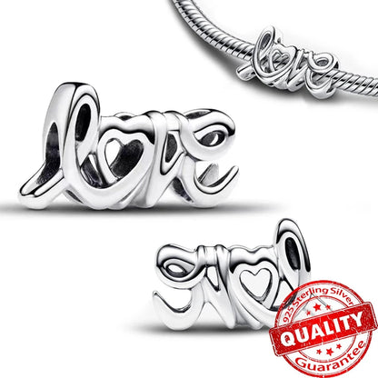 Peris Gems FCC357 New Arrival 925 Sterling Silver Love You Mom Entwined Infinite Hearts Charm Fit Original Bracelet for Women Necklace DIY Jewelry New Arrival 925 Sterling Silver Love You Mom Entwined Infinite Hearts Charm Fit Original Bracelet for Women Necklace DIY Jewelry SHEIN Amazon Temu