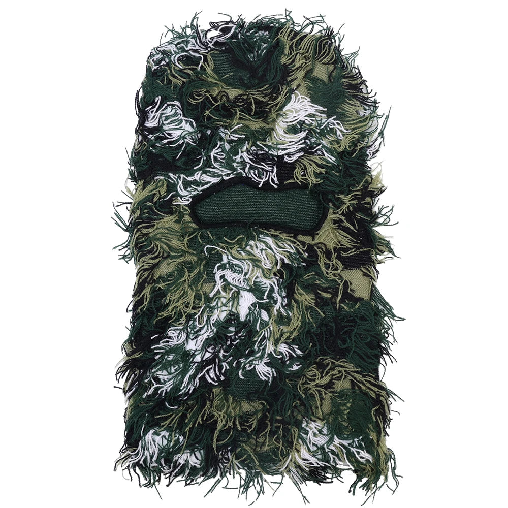 Peris Gems  Full Face-army green Distressed Knit Full Face Ski Balaclava Shiesty Yeat Mask SHEIN Amazon Temu