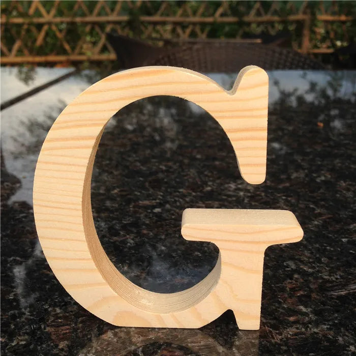 Peris Gems  G Wholesale 10cm High Wooden A to Z Alphabet Letters SHEIN Amazon Temu