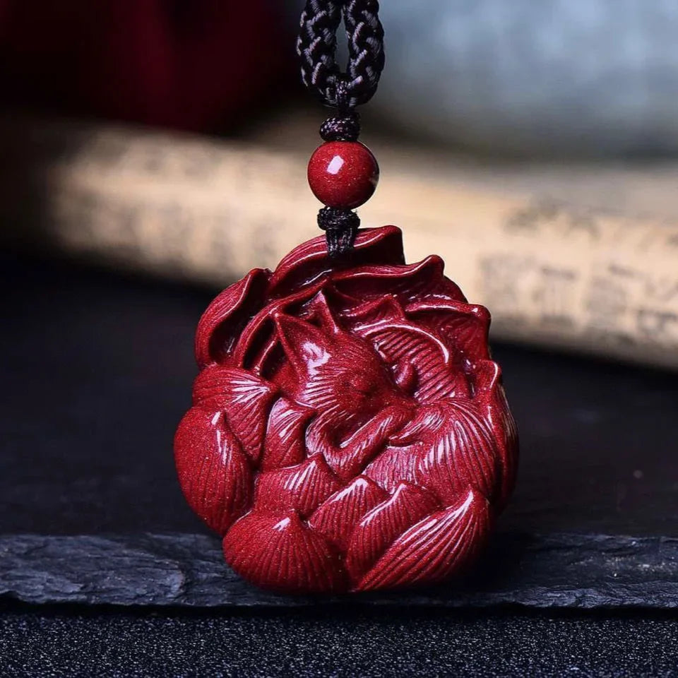 Peris Gems Gemstone Accessories Men Carved Charm Real Cinnabar Nine Tailed Fox Necklace Pendant Jewelry Designer Red Gift Luxury Natural Gemstone Accessories Men Carved Charm Real Cinnabar Nine Tailed Fox Necklace Pendant Jewelry Designer Red Gift Luxury Natural SHEIN Amazon Temu