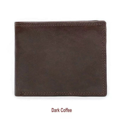 Peris Gems  GENODERN Cow Leather Men Wallets with Coin Pocket Vintage Male Purse RFID Blocking Genuine Leather Men Wallet with Card Holders SHEIN Amazon Temu