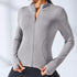 Peris Gems GRAY / L 2024 New Yoga Coat Short Sports Jacket WOMEN&