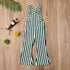 Peris Gems green / 12M 0-5Y Summer Fashion Infant Baby Girls Rompers Overalls Striped Print Sleeveless Belt Jumpsuits Clothes SHEIN Amazon Temu