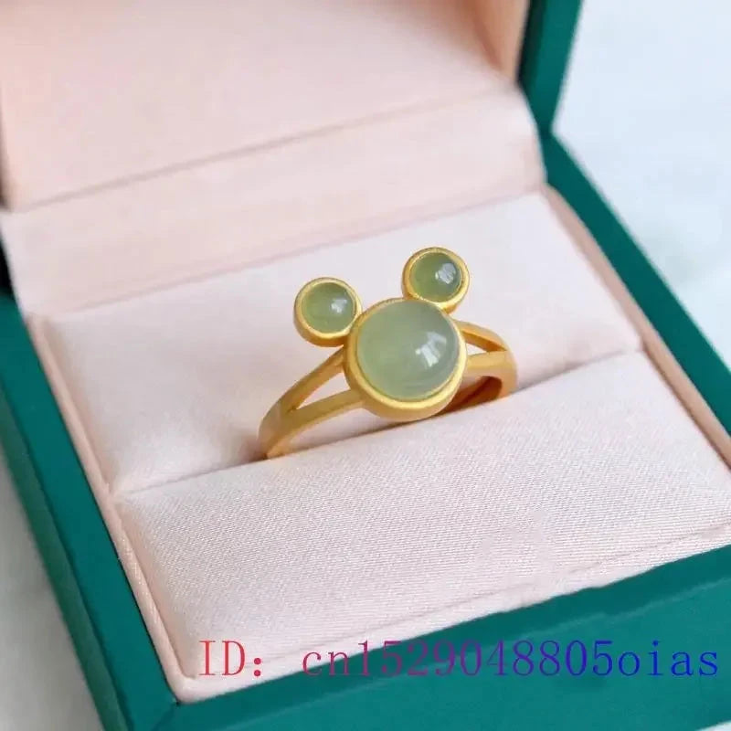 Peris Gems Green Jade Mouse Rings Natural Gemstone Jewelry Gifts Women Carved Adjustable Ring Accessories 925 Silver Amulet Talismans Green Jade Mouse Rings Natural Gemstone Jewelry Gifts Women Carved Adjustable Ring Accessories 925 Silver Amulet Talismans SHEIN Amazon Temu