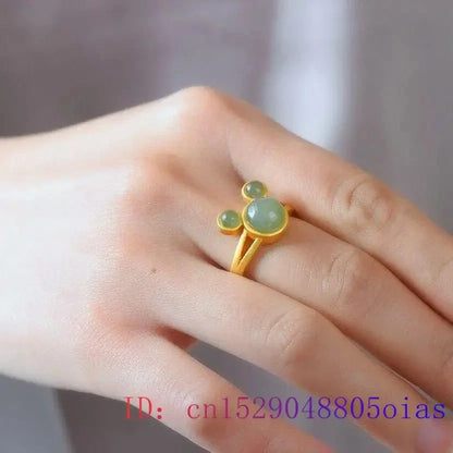 Peris Gems Green Jade Mouse Rings Natural Gemstone Jewelry Gifts Women Carved Adjustable Ring Accessories 925 Silver Amulet Talismans Green Jade Mouse Rings Natural Gemstone Jewelry Gifts Women Carved Adjustable Ring Accessories 925 Silver Amulet Talismans SHEIN Amazon Temu