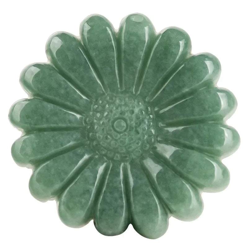 Peris Gems Green Jadeite Sunflower Pendant Necklace Amulet Luxury Accessories Natural Burmese Jade Carved Men Stone Real Jewelry Choker Green Jadeite Sunflower Pendant Necklace Amulet Luxury Accessories Natural Burmese Jade Carved Men Stone Real Jewelry Choker SHEIN Amazon Temu