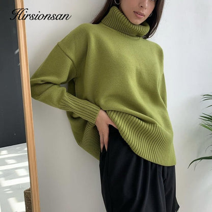 Peris Gems  Green / one size Loose Thick Cashmere Turtleneck Sweaters for Women SHEIN Amazon Temu