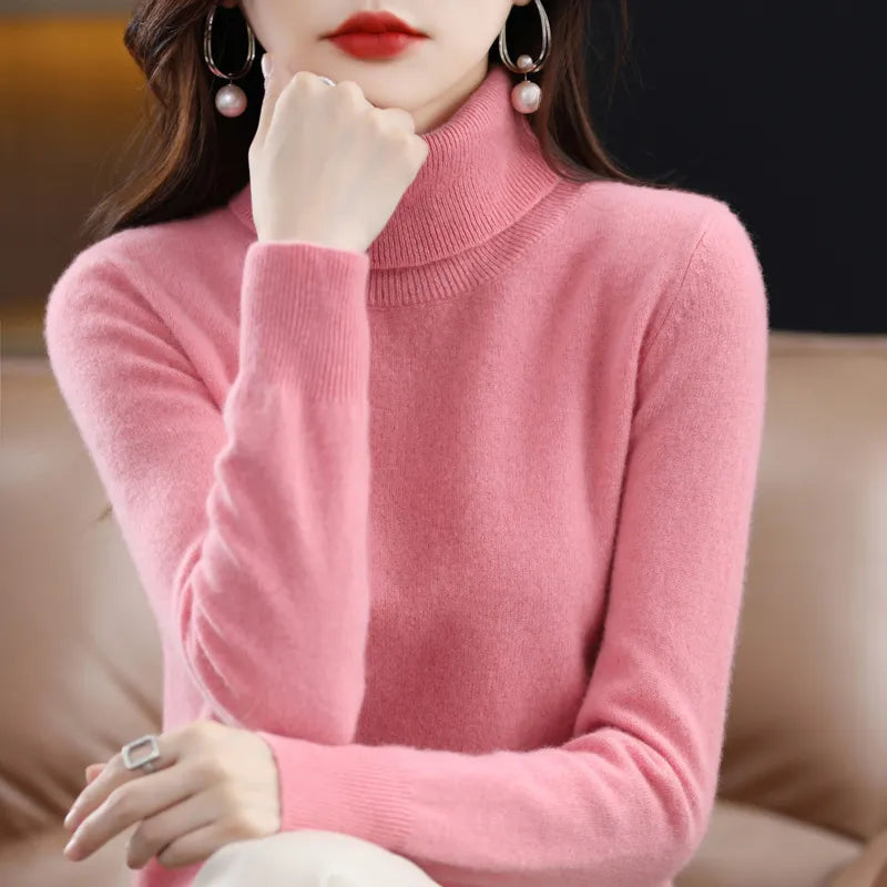 Peris Gems  High-Collared Cashmere Wool Warm Sweaters for Women SHEIN Amazon Temu