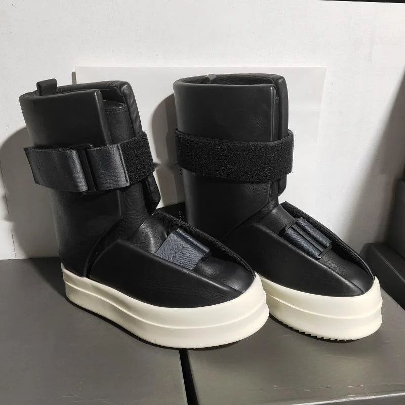 Peris Gems HKSH Spring Autumn Winter New Streetwear Tide Dark Boots Men&