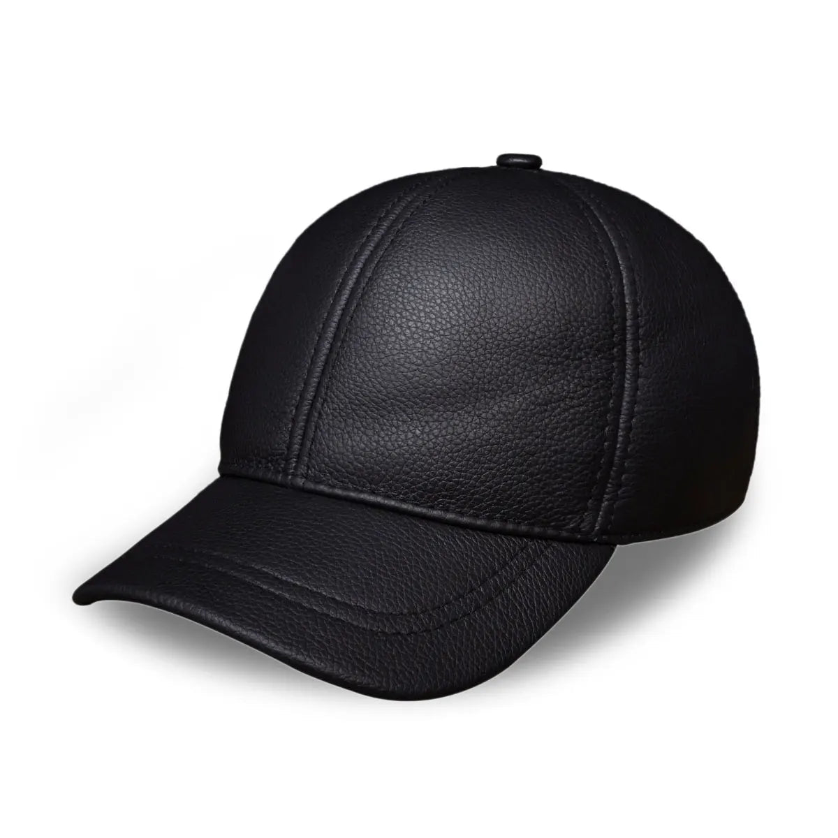 Peris Gems  HL130 black Genuine Leather Baseball Cap Hats for Men SHEIN Amazon Temu