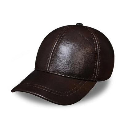 Peris Gems  HL130 brown Genuine Leather Baseball Cap Hats for Men SHEIN Amazon Temu