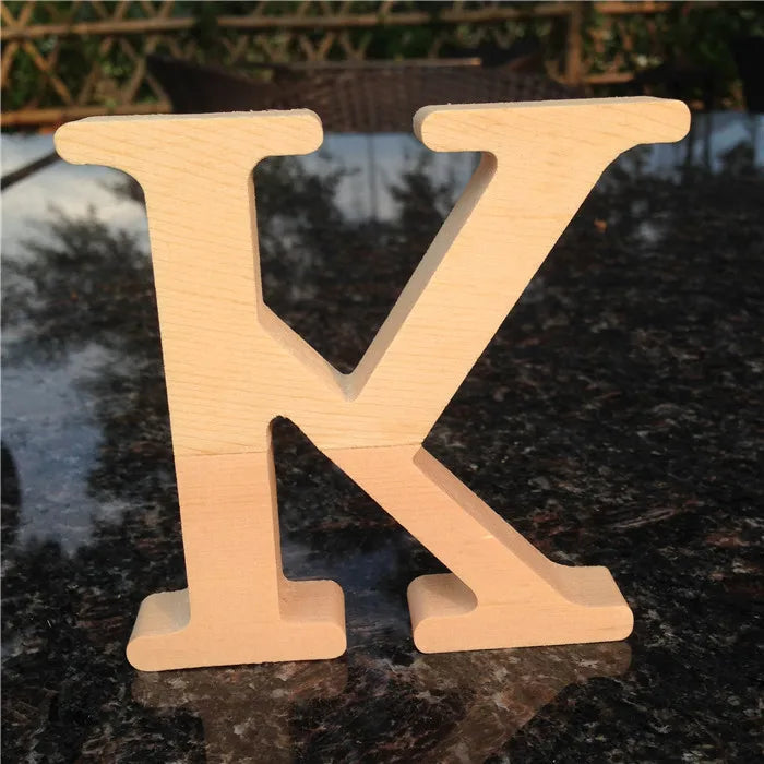 Peris Gems  K Wholesale 10cm High Wooden A to Z Alphabet Letters SHEIN Amazon Temu