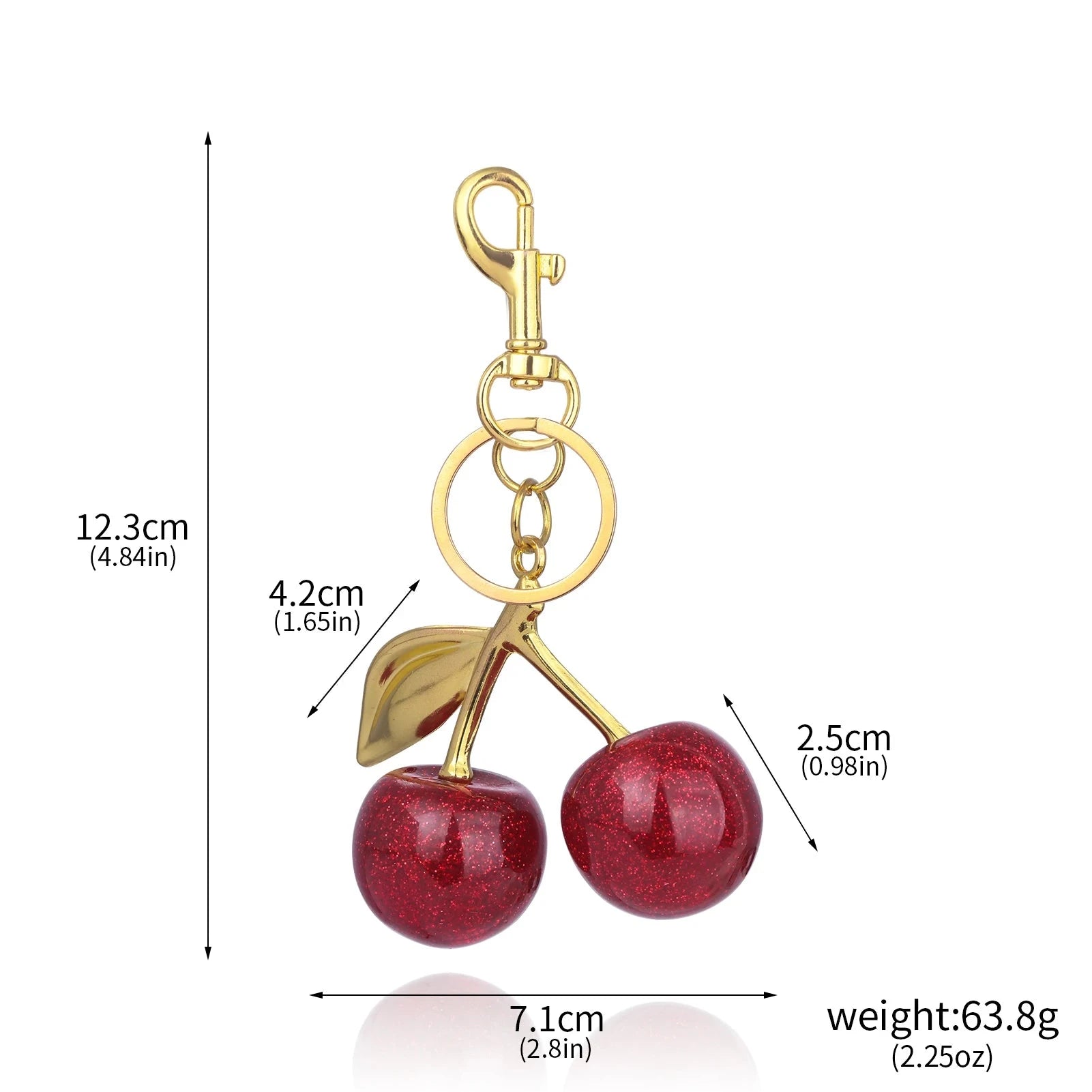 Peris Gems K00858 Red Cherry Bag Charm Keychain Exquisite Elegant Small Fresh Cherry Y2K Keyring for Women Backpack Purse Pendant Accessories Gift Red Cherry Bag Charm Keychain Exquisite Elegant Small Fresh Cherry Y2K Keyring for Women Backpack Purse Pendant Accessories Gift SHEIN Amazon Temu