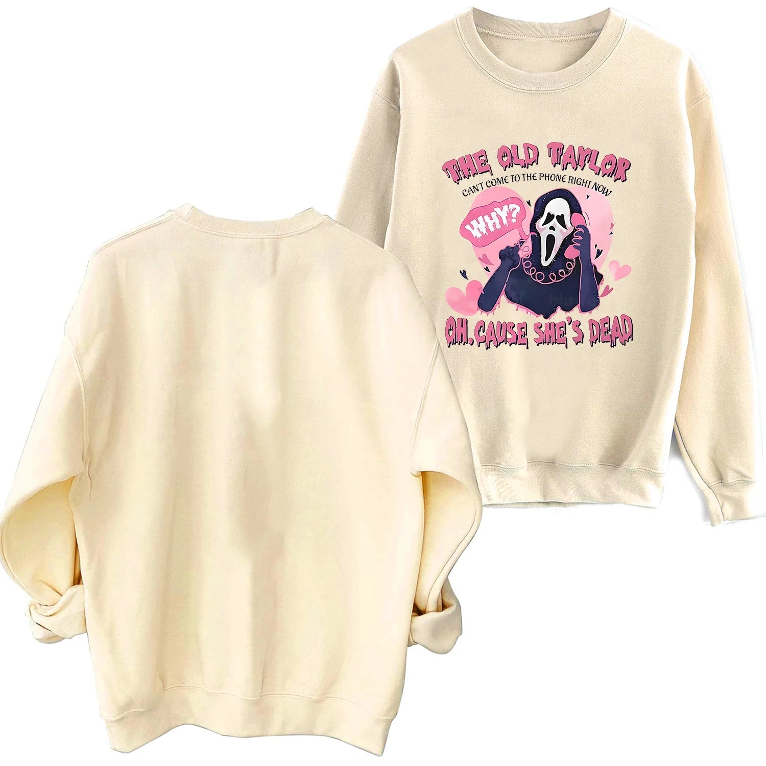 Peris Gems khaki / L Look What U Make Me Do Sweatshirt Harajuku Round Neck Long Sleeve Oversized Hoodie Fans Gift SHEIN Amazon Temu