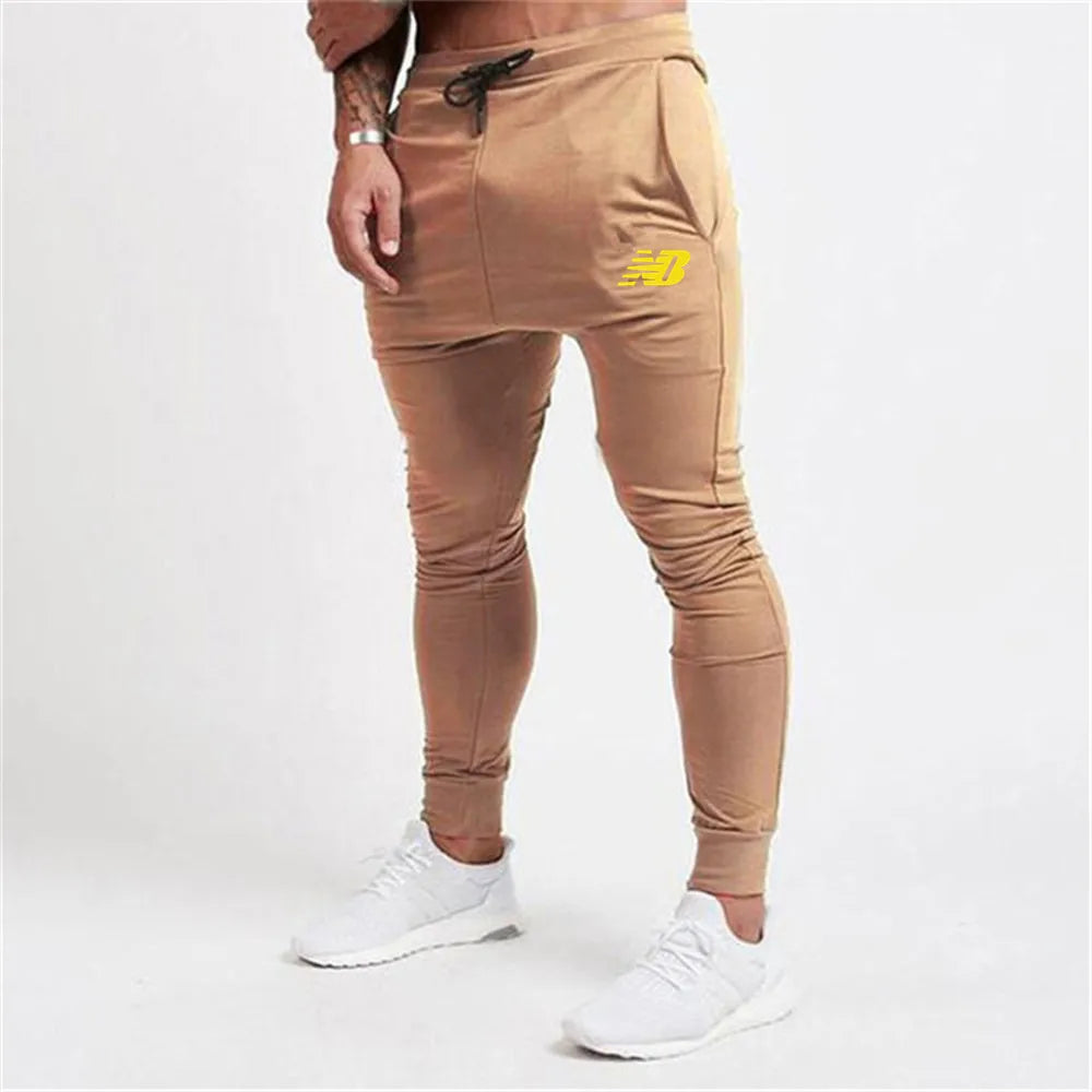 Peris Gems  khaki N Y / L Thin NB Logo Skinny Spring Joggers for Men SHEIN Amazon Temu