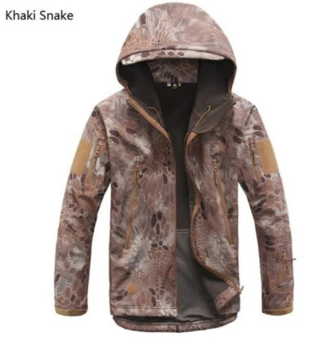 Peris Gems  Khaki Snake / XS Woodland Camo Softshell Hunting Jackets for Men SHEIN Amazon Temu