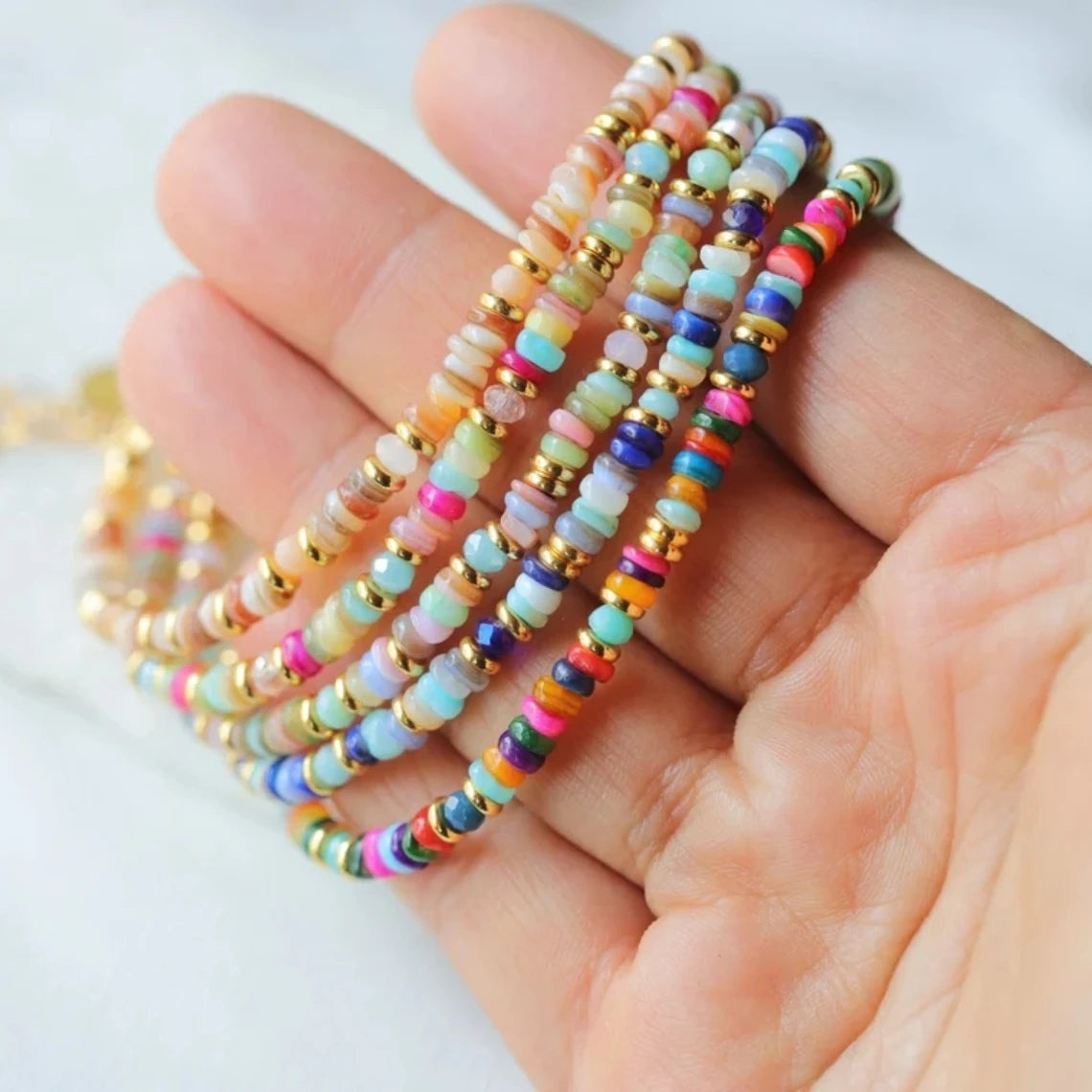 Peris Gems KKBEAD Bracelet for Women Boho Bracelets Colorful Shell DIs Beads Summer Beach Y2k Jewelry Gift Pulseras Mujer SHEIN Amazon Temu