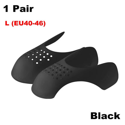 Peris Gems L-Black 1 Pair Anti Crease Shoe Head Protector for Casual Sneaker Anti Wrinkle Shoe Toe Caps Support Stretcher Expander Shoes Protection SHEIN Amazon Temu