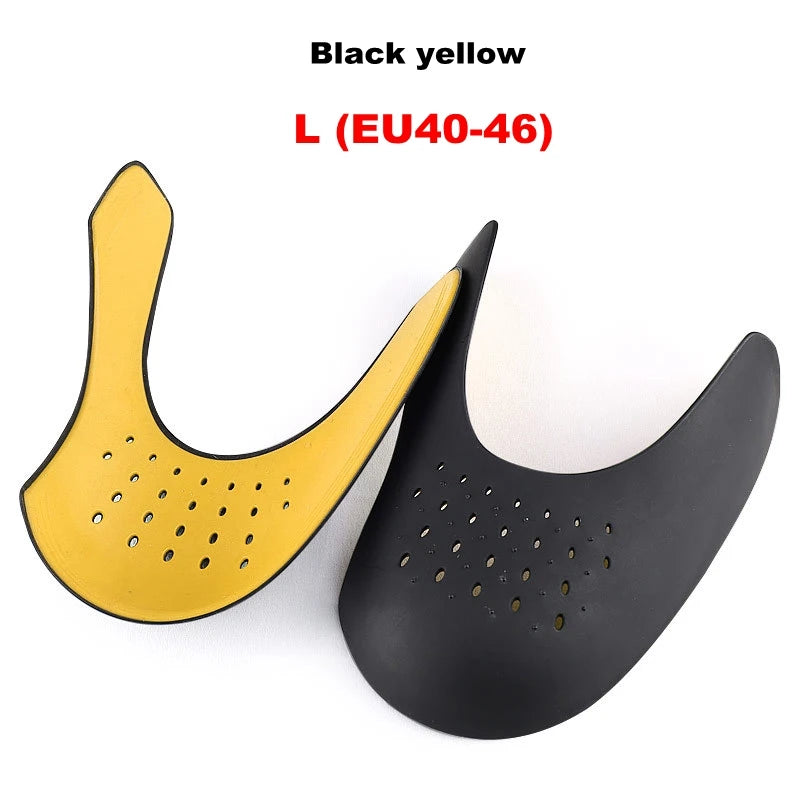 Peris Gems L-Black Yellow 1 Pair Anti Crease Shoe Head Protector for Casual Sneaker Anti Wrinkle Shoe Toe Caps Support Stretcher Expander Shoes Protection SHEIN Amazon Temu