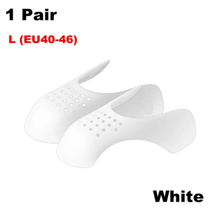 Peris Gems L-White 1 Pair Anti Crease Shoe Head Protector for Casual Sneaker Anti Wrinkle Shoe Toe Caps Support Stretcher Expander Shoes Protection SHEIN Amazon Temu