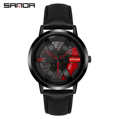 Peris Gems leather black red / CHINA Regarder SANDA Mens Watch Rim Hub Watch Wheel Wristwatch Clock Sport Car  Creative 360° Spinning Men Wrist Watch Reloj de hombre Regarder SANDA Mens Watch Rim Hub Watch Wheel Wristwatch Clock Sport Car  Creative 360° Spinning Men Wrist Watch Reloj de hombre SHEIN Amazon Temu