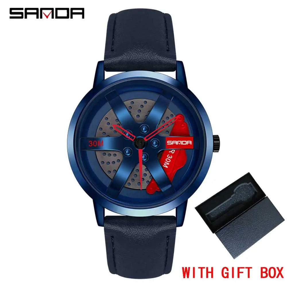 Peris Gems leather blue red box / CHINA Regarder SANDA Mens Watch Rim Hub Watch Wheel Wristwatch Clock Sport Car  Creative 360° Spinning Men Wrist Watch Reloj de hombre Regarder SANDA Mens Watch Rim Hub Watch Wheel Wristwatch Clock Sport Car  Creative 360° Spinning Men Wrist Watch Reloj de hombre SHEIN Amazon Temu