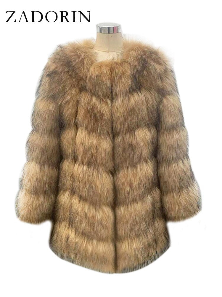 Peris Gems  Long Faux Fur Coat for Women | Thick Warm Fluffy Jackets SHEIN Amazon Temu