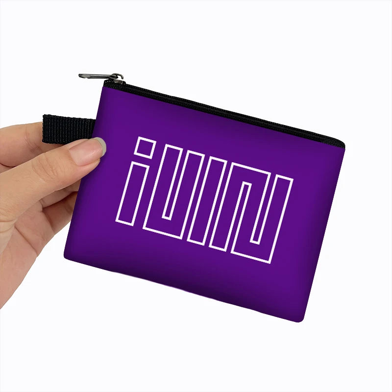 Peris Gems lqbgidle15zm Kpop (G)I-DLE Coin Purses Aublum I Feel Women Wallets Queencard Money Bags Soyeon/YUQI/Shuhua ID Card Key Earphones Holder Gift SHEIN Amazon Temu