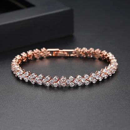 Peris Gems  Luxurious Roman Diamond Wedding Bracelet for Women SHEIN Amazon Temu