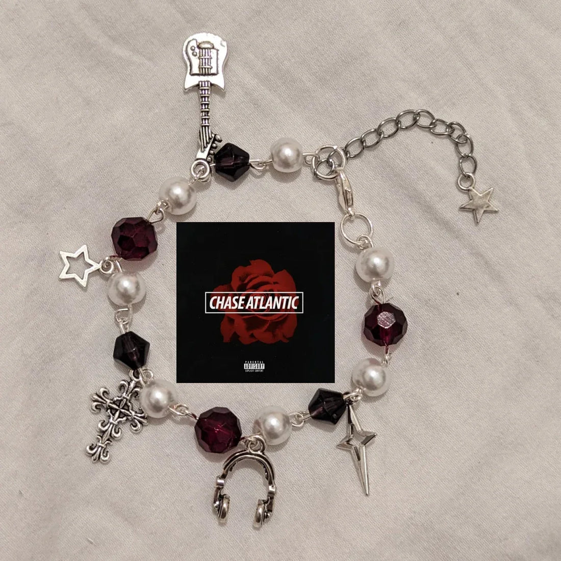 Peris Gems MULTI Chase Atlantic themed charm bracelet，Y2K handmade jewelry, a gift for her SHEIN Amazon Temu