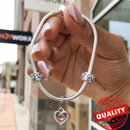 Peris Gems New Arrival 925 Sterling Silver Love You Mom Entwined Infinite Hearts Charm Fit Original Bracelet for Women Necklace DIY Jewelry New Arrival 925 Sterling Silver Love You Mom Entwined Infinite Hearts Charm Fit Original Bracelet for Women Necklace DIY Jewelry SHEIN Amazon Temu