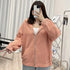 Peris Gems Orange Pink / L 2022 Autumn New Fashion Temperament Korean Plus Size Hoodies Women Loose Casual Waffle Sweatshirt Jacket Solid Elegant Cardigan 2022 Autumn New Fashion Temperament Korean Plus Size Hoodies Women Loose Casual Waffle Sweatshirt Jacket Solid Elegant Cardigan SHEIN Amazon Temu