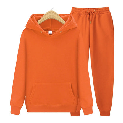 Peris Gems  Orange / S Casual Autumn Hoodie and Sweatpants Tracksuit Set Unisex SHEIN Amazon Temu