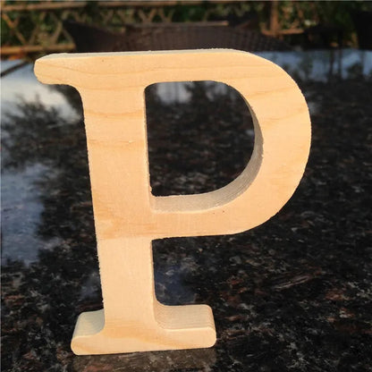 Peris Gems  P Wholesale 10cm High Wooden A to Z Alphabet Letters SHEIN Amazon Temu