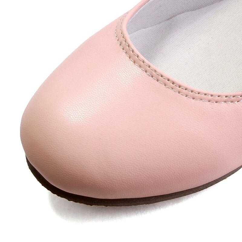 Peris Gems  Pink Flat Round Toe Buckle Strap Mary Jane Shoes for Women SHEIN Amazon Temu