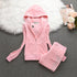 Peris Gems Pink / L JUICY COMETURE Velvet Tracksuit Women New Sports Suit 2024 Winter Casual Warm Hooded Jacket Y2K Women&