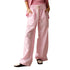 Peris Gems Pink / M Women Stripe Y2k Pants Wide-Leg Pants Stripe Drawstring High Elastic Waist Trousers Spring Fall Sweatpants Bottoms SHEIN Amazon Temu