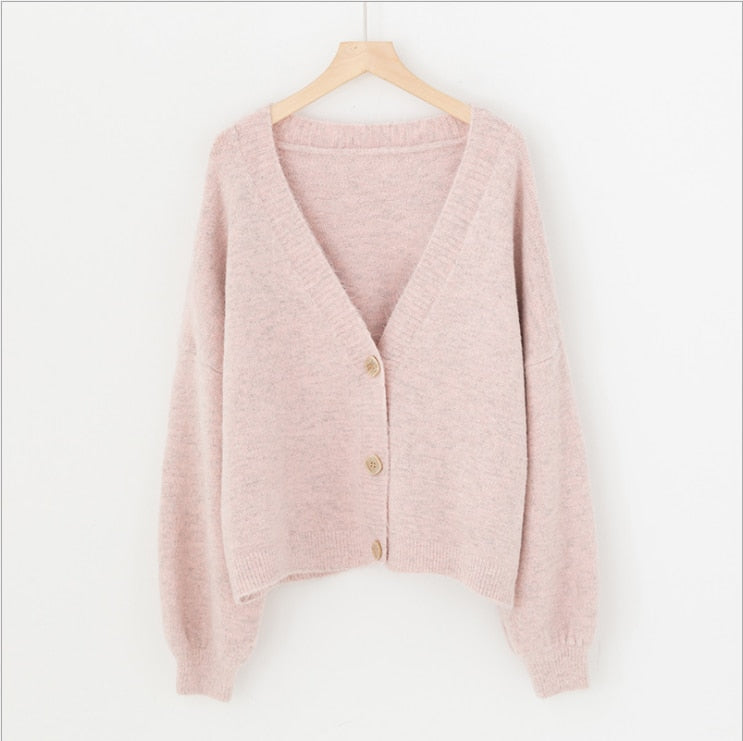 Peris Gems  Pink / One Size Solid Cashmere Cardigans for Women | Casual Cute Cardigan SHEIN Amazon Temu