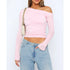 Peris Gems Pink / XL Sexy Pleated T Shirts Fashion Cropped Top Sweatshirts Y2K Streetswear Fall Clothes Women Elegant Luxury One Shoulder Tops Tees SHEIN Amazon Temu