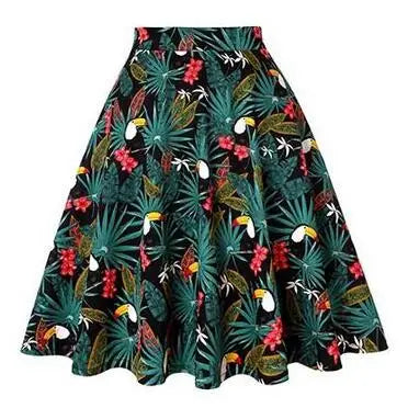 Peris Gems  Polka Dot Pin Up High Waist Rockabilly Swing Skirts SHEIN Amazon Temu