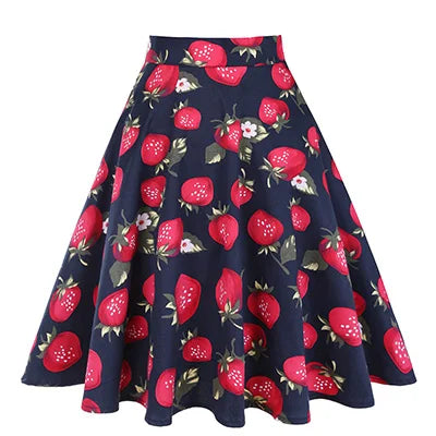 Peris Gems  Polka Dot Pin Up High Waist Rockabilly Swing Skirts SHEIN Amazon Temu