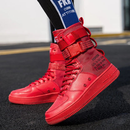 Peris Gems Punk Style Orange High Boots Couple Streetwear Buckle Strap Designers Shoes Men Casual Shoes Trend Platform Men High Top Sneaker SHEIN Amazon Temu