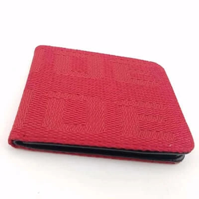 Peris Gems  Red (Dropshipping) JDM Auto Seat Wallet Money Purse Clip Racing Car Fabric Leather Canvas Key Case SHEIN Amazon Temu