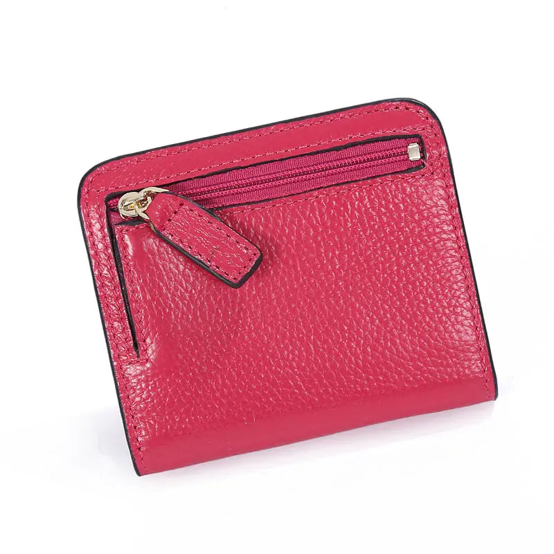 Peris Gems  rose / CHINA Fashion Split Leather Women Wallets Mini Purse Lady Small Leather Wallet with Coin Pocket SHEIN Amazon Temu