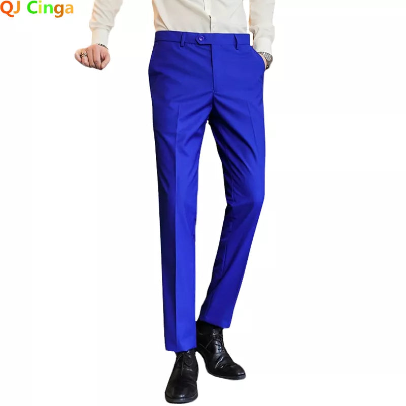 Peris Gems  Royal Blue Formal Dress Suit Pants for Men SHEIN Amazon Temu