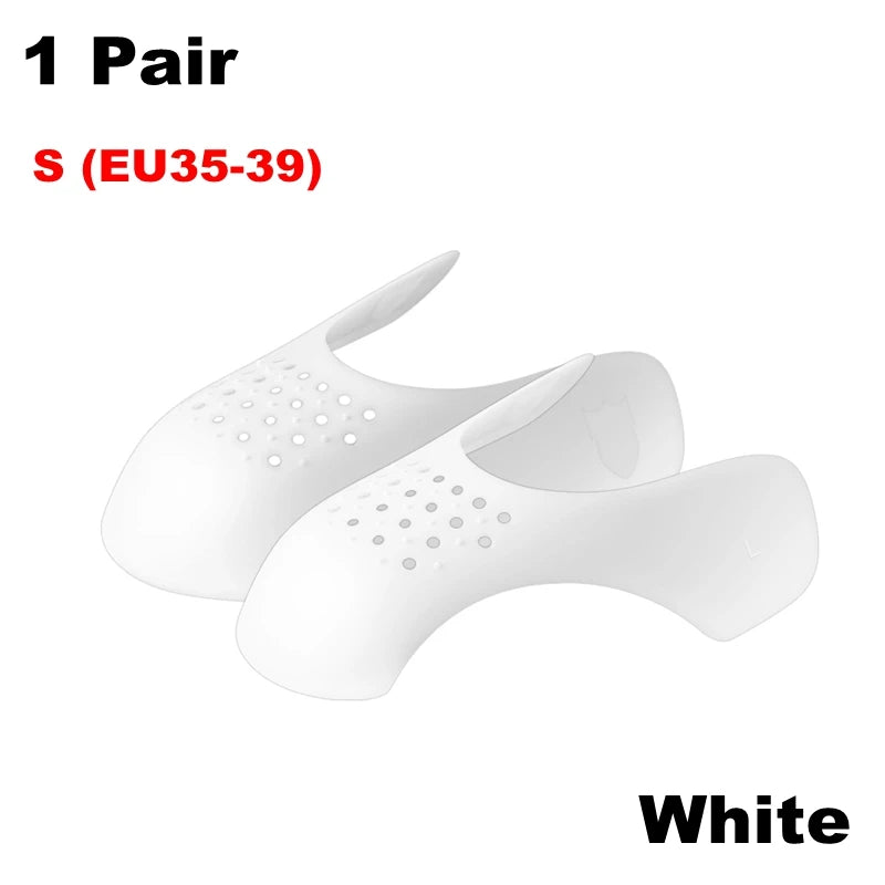 Peris Gems S-White 1 Pair Anti Crease Shoe Head Protector for Casual Sneaker Anti Wrinkle Shoe Toe Caps Support Stretcher Expander Shoes Protection SHEIN Amazon Temu