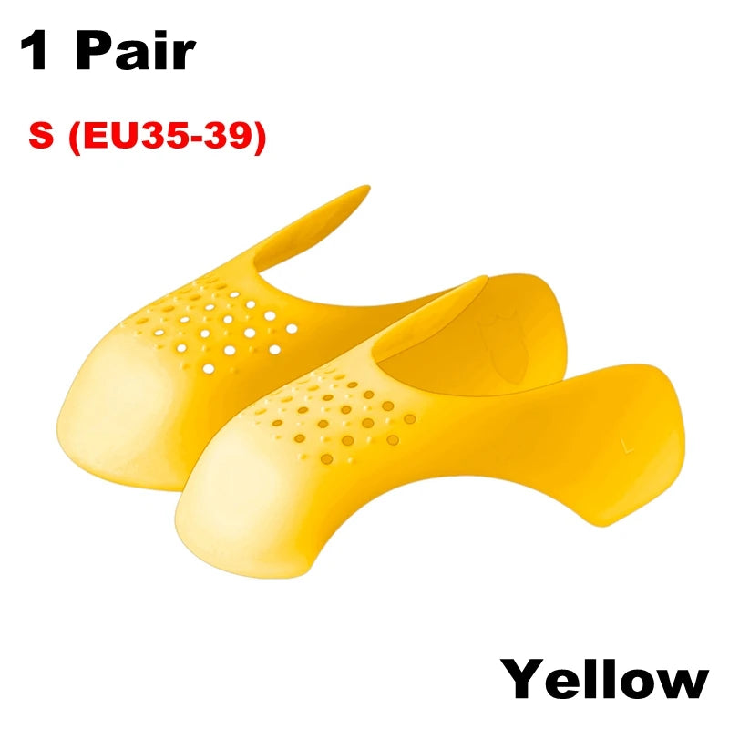 Peris Gems S-Yellow 1 Pair Anti Crease Shoe Head Protector for Casual Sneaker Anti Wrinkle Shoe Toe Caps Support Stretcher Expander Shoes Protection SHEIN Amazon Temu