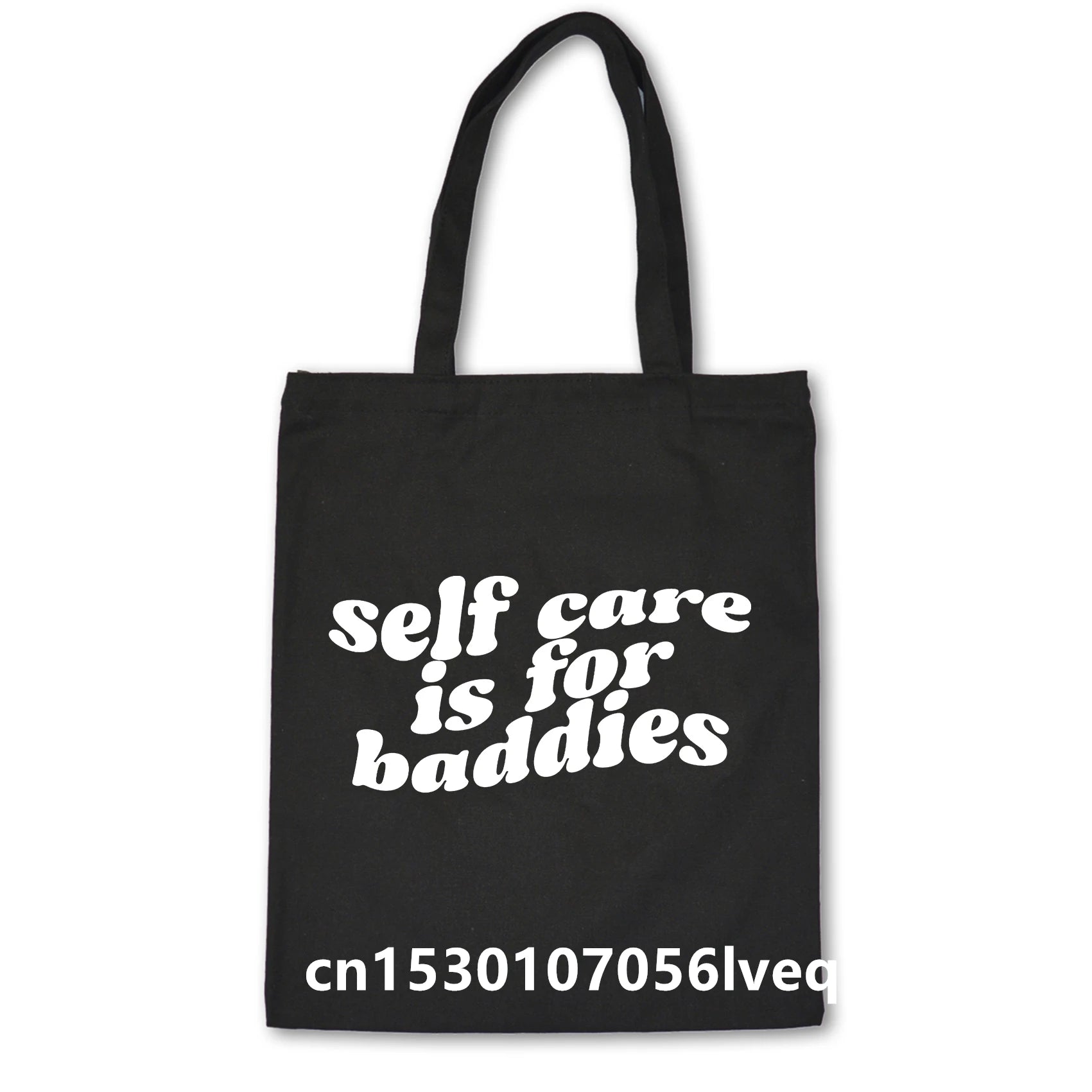 Peris Gems  Self-Care is for Baddies Print Tote Shoulder Bag for Women SHEIN Amazon Temu